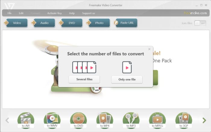 Free DVD ripper - Freemake Video Converter