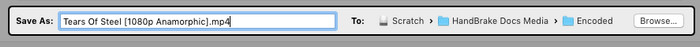 Specify destination