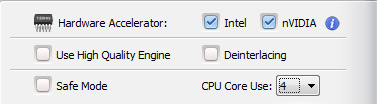 Optimize quality and speed
