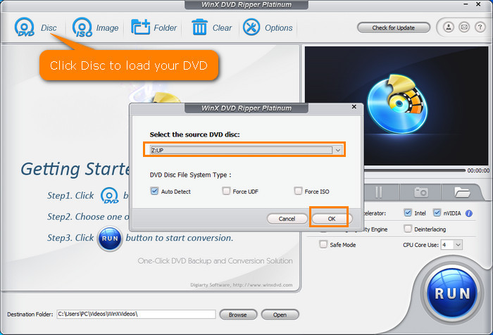 Import your copy-protected DVD