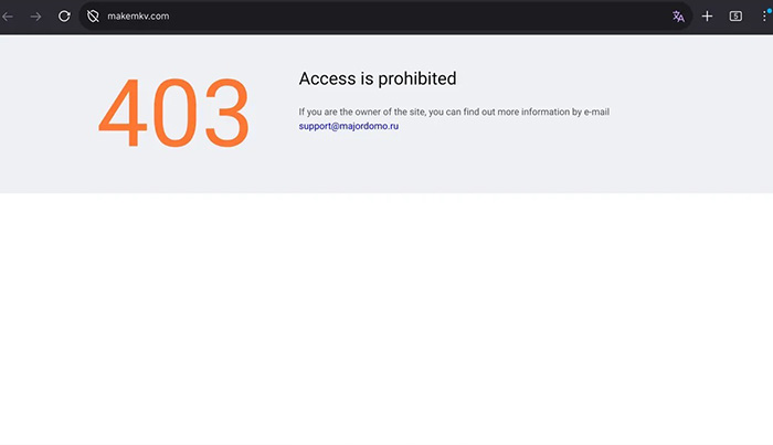 MakeMKV Website Down