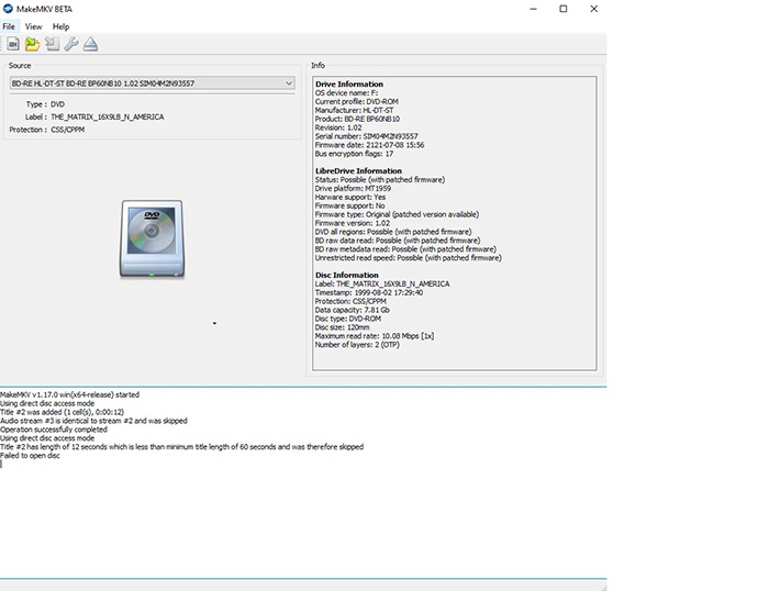 MakeMKV Not Ripping DVDs