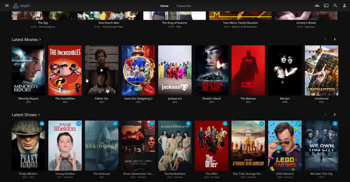 Select movie to play via Jellyfin