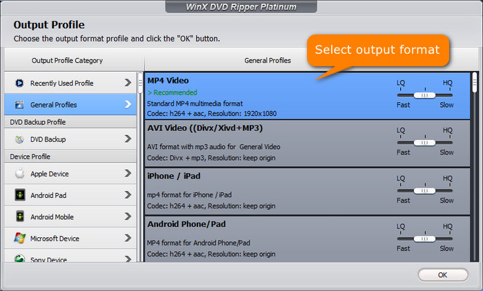 Copy DVDs to computer with WinX DVD Ripper Platinum