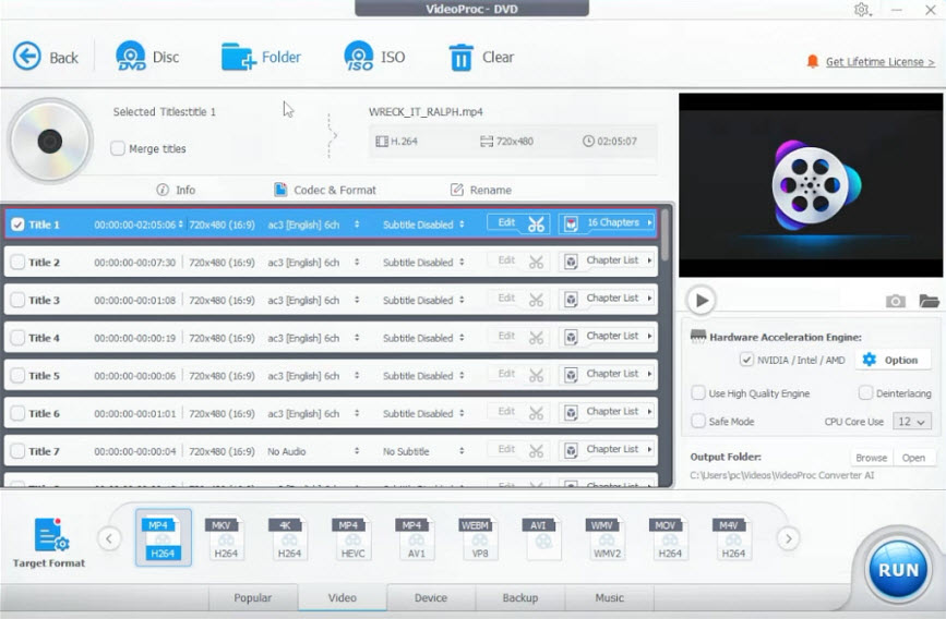 best dvd ripper - VideoProc