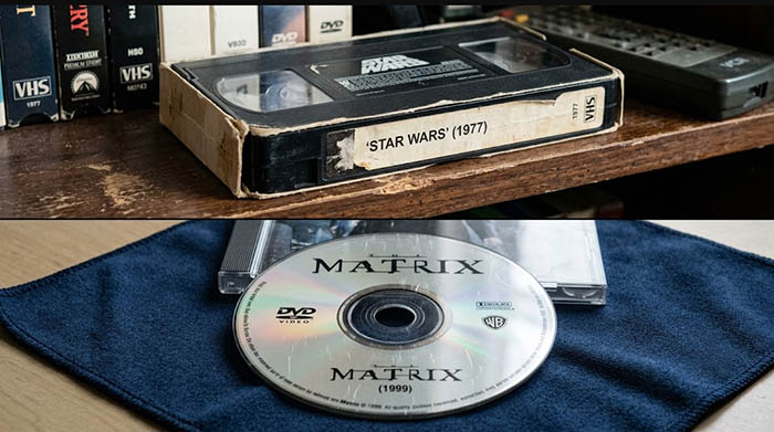 VHS vs DVD - Issue