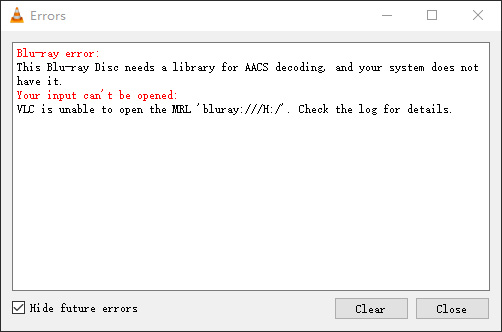 VLC Blu-Ray Not Playing