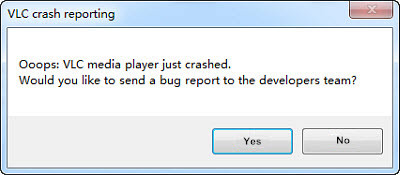 oops vlc media player just crashed