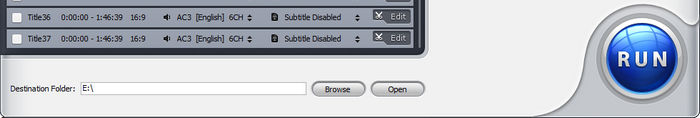 Select save path and begin ripping