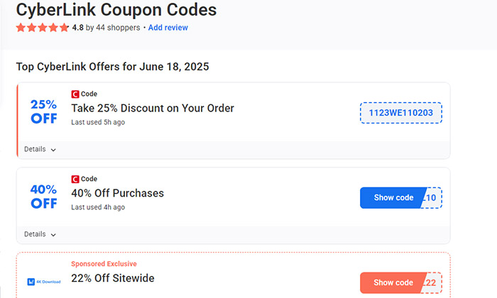 CyberLink Coupon Code and Activation Guide 2025