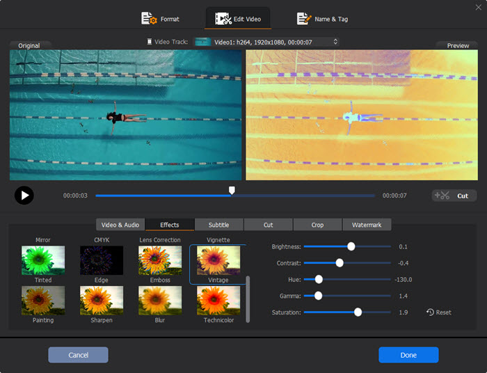 Winxvideo AI Split Clips