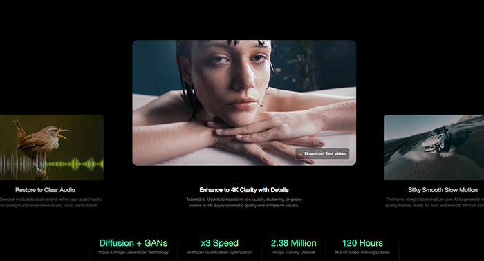 Aiarty Video Enhancer for improving mosaic-affected images