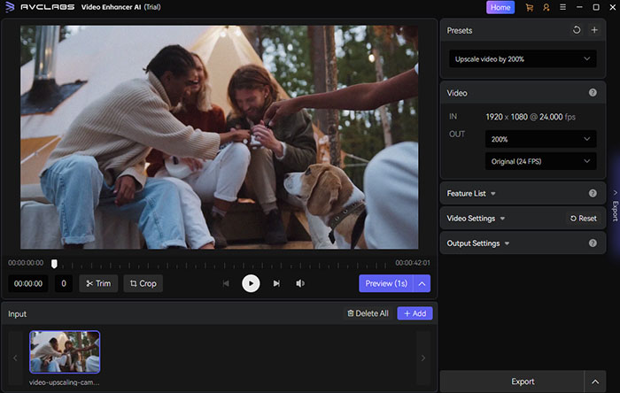 AVCLabs Video Enhancer AI Crack Trial Version