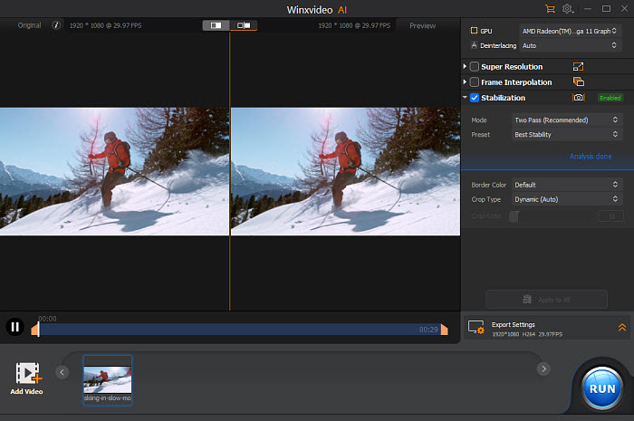 Converti 1080p in 4K