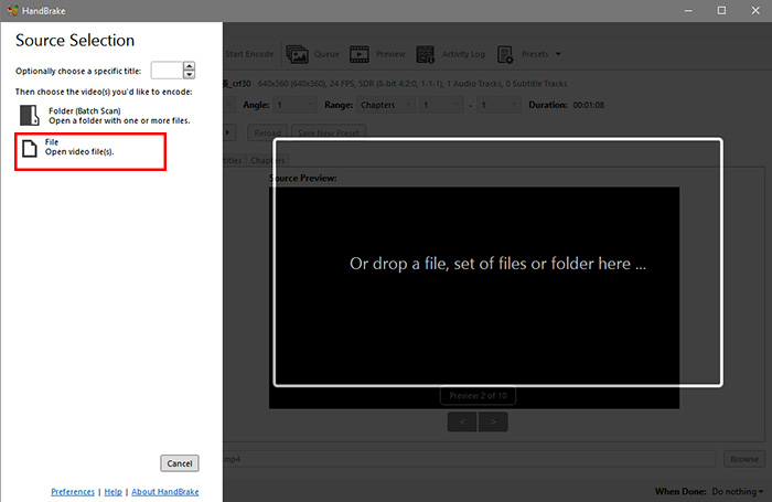 Handbrake Upscaling