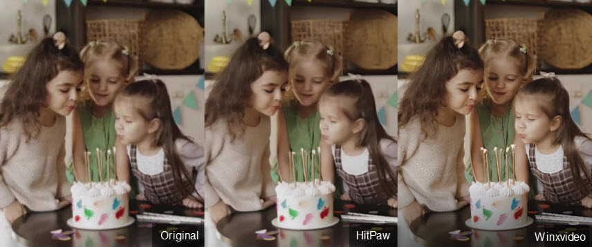 Winxvideo AI vs HitPaw enhance old video