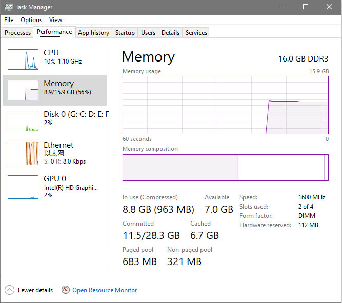 Topaz Video AI memory settings