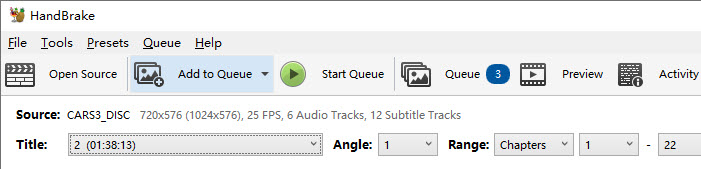 Rip multiple episodes from DVD with HandBrake