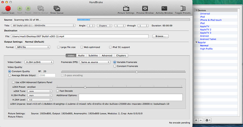 handbrake for macos