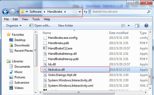Download VLC Libdvdcss for Handbrake
