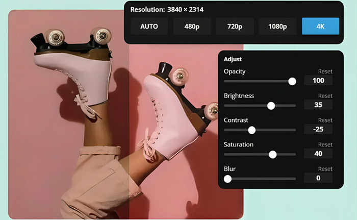 Kapwing: online video enhancement tool