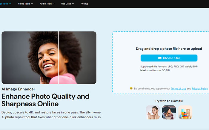 MyEdit: AI image enhancement tool
