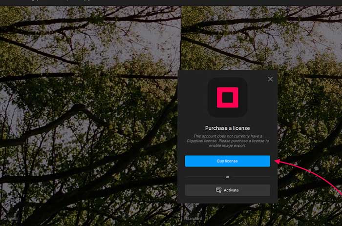 Topaz Gigapixel AI activation key