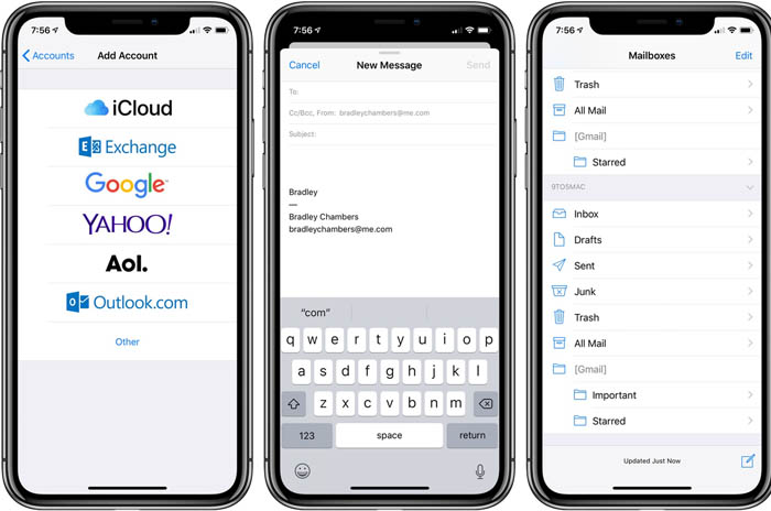 Transfer Photos from iPhone to PC via email