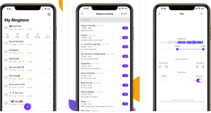 free iPhone ringtone maker app