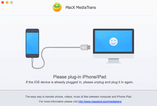 Plug in iPhone to Mac