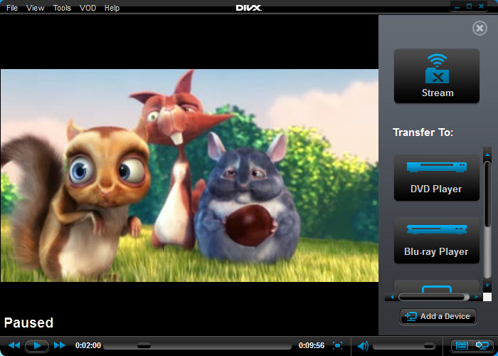 H.264 Player DivX Player