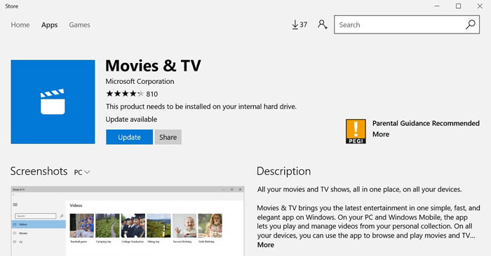 Free Download Movies Tv App In Windows 11 Windows 10