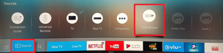 Samsung TV USB Device