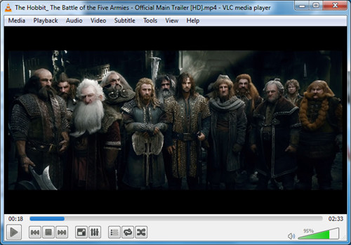 H265 video player -VLC