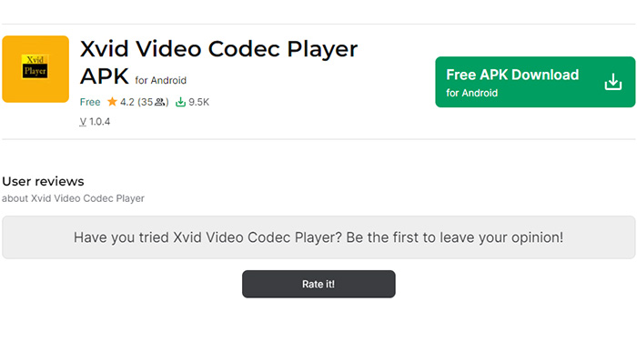 Xvid Video Codec for MX Player APK