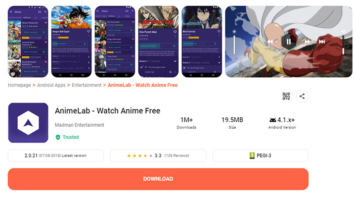 Aniwatch Alternatives - AnimeLab