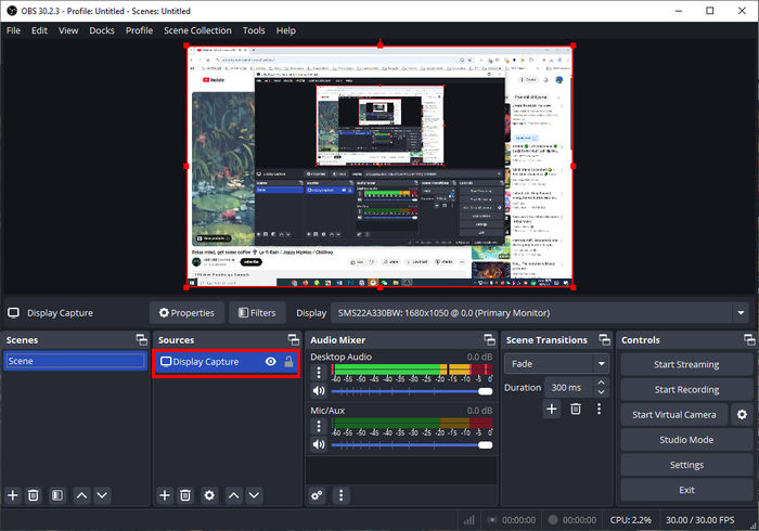 Use Display Capture Mode
