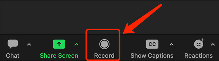 record a zoom meeting