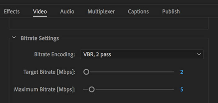 compress video Premiere Pro