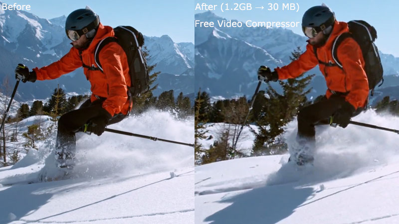 free video compression software Free Video Compressor test result