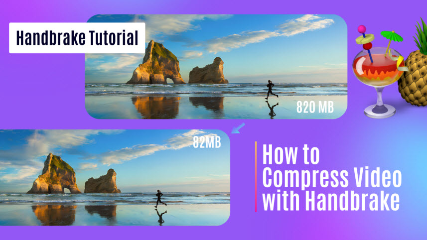how to compress video with handbrake