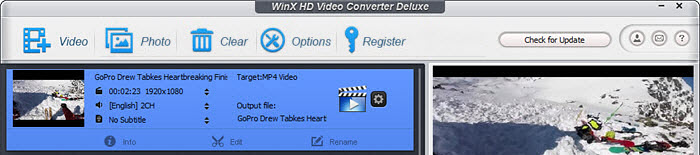 Add video to best video compressor