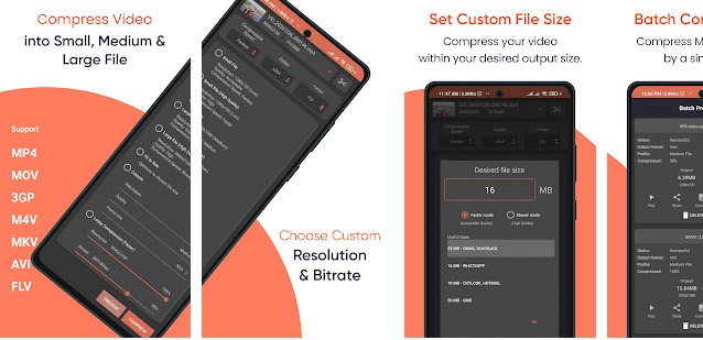 Video Compressor compact video app for Android