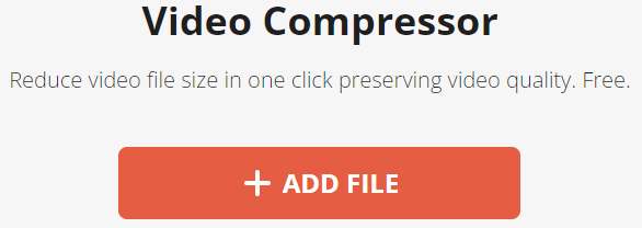 compress MP4 online free videocandy