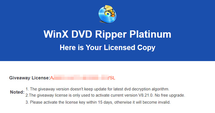 Winx Dvd Ripper For Mac License Code [OFFICIAL] WinX DVD Ripper Platinum Free License Code 2024