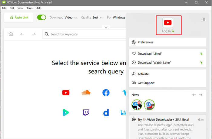 4K Video Downloader Parsing Errors