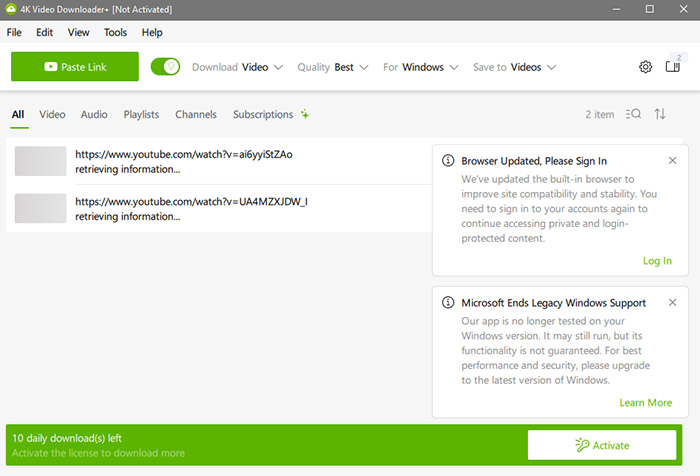 4K Video Downloader Slow Downloading