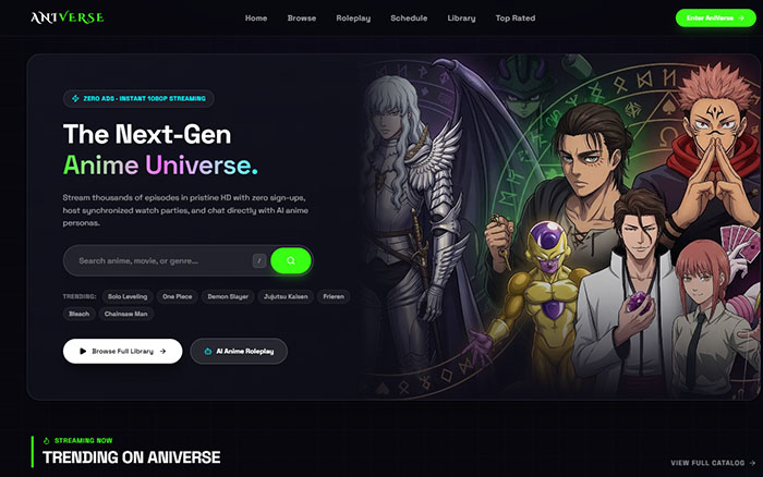 HiAnime Alternative Muse Aniverse