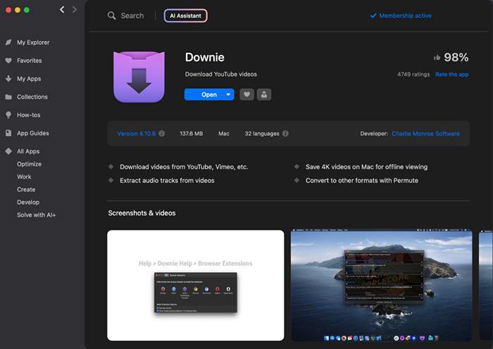 4K Video Downloader Alternatives for Mac Downie