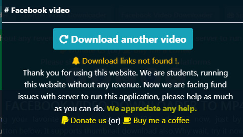 Download another video if failed
